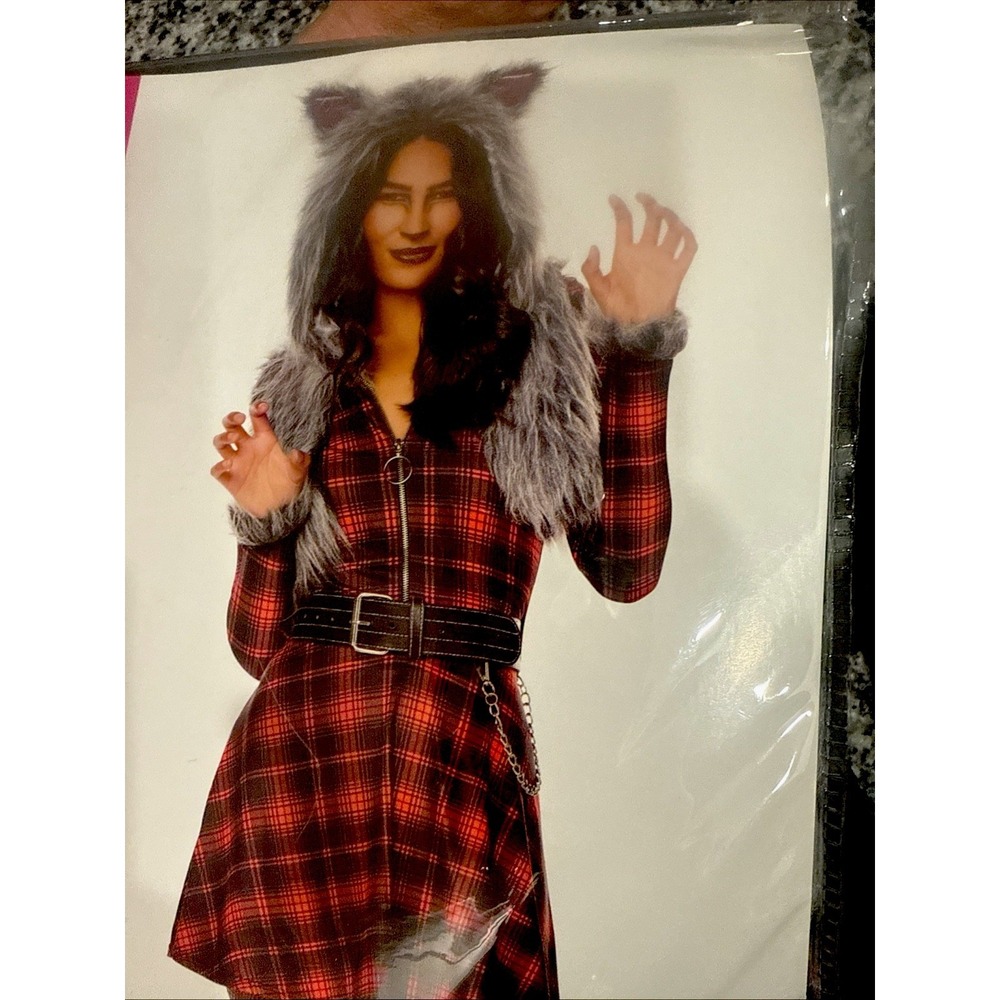 SPIRIT Halloween Big Bad Wolf Adult Costume Sz Small (4-6)